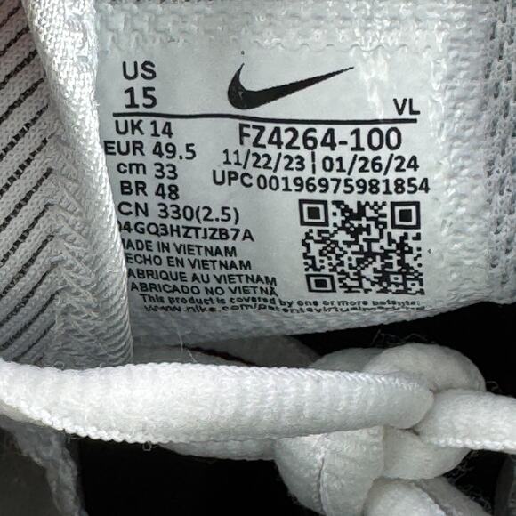 Nike Vapor Edge Speed 360 2 PE Men Size 15 Team Issue Football Cleats FZ4264-100 main image 4